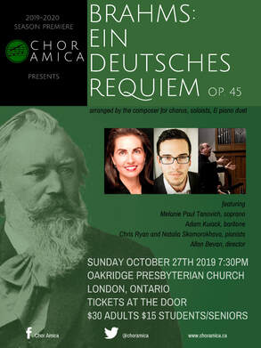 Brahms Requiem poster